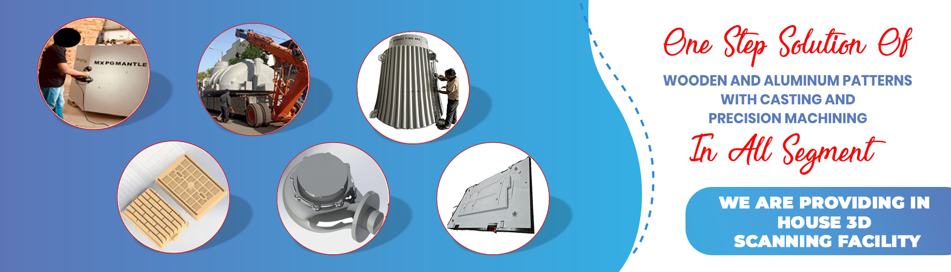Wooden and Aluminum Patterns with Casting and Precision Machining
